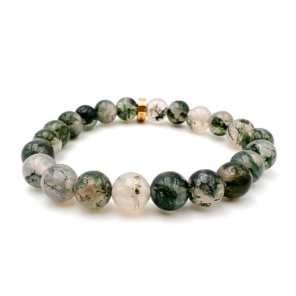 Bracelet Agate Mousse Sylvëa™