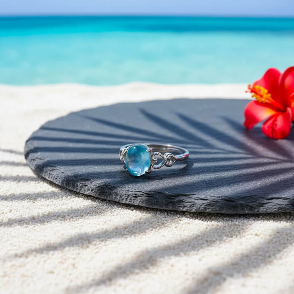 Bague Aigue-Marine Aelya™