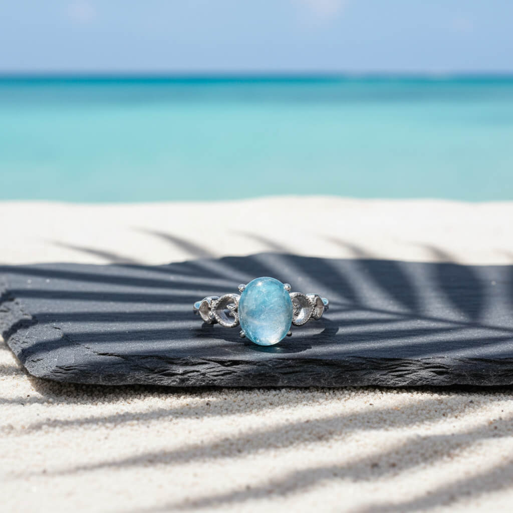 Bague Aigue-Marine Aelya™