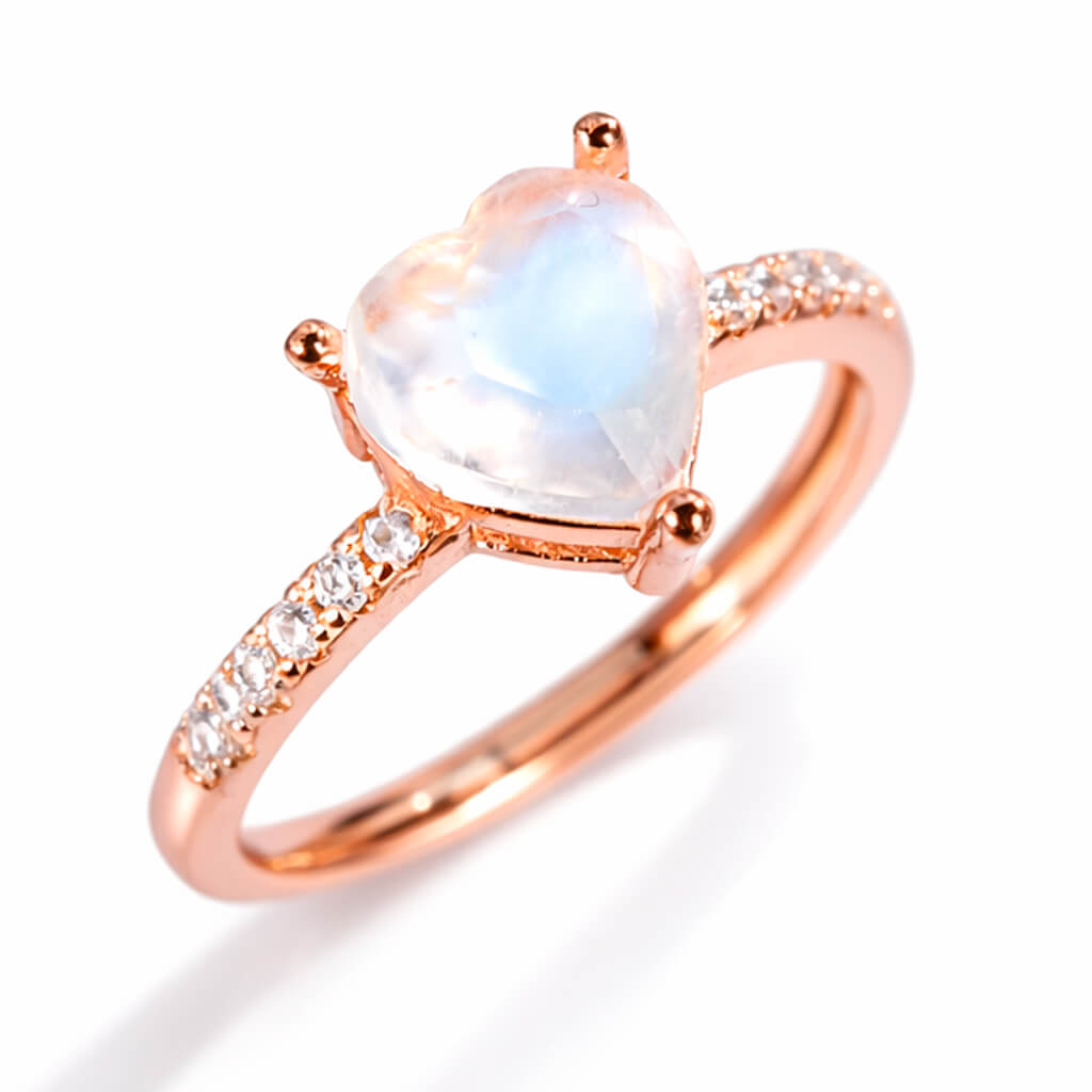 Bague Quartz Rose Coeur d'Aurélia™