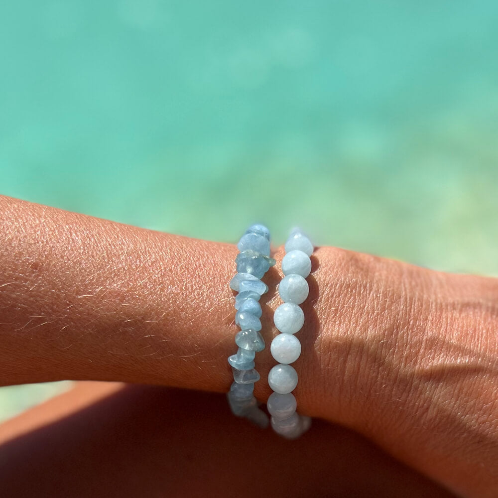Bracelet Duo Aigue-Marine Aelyon™
