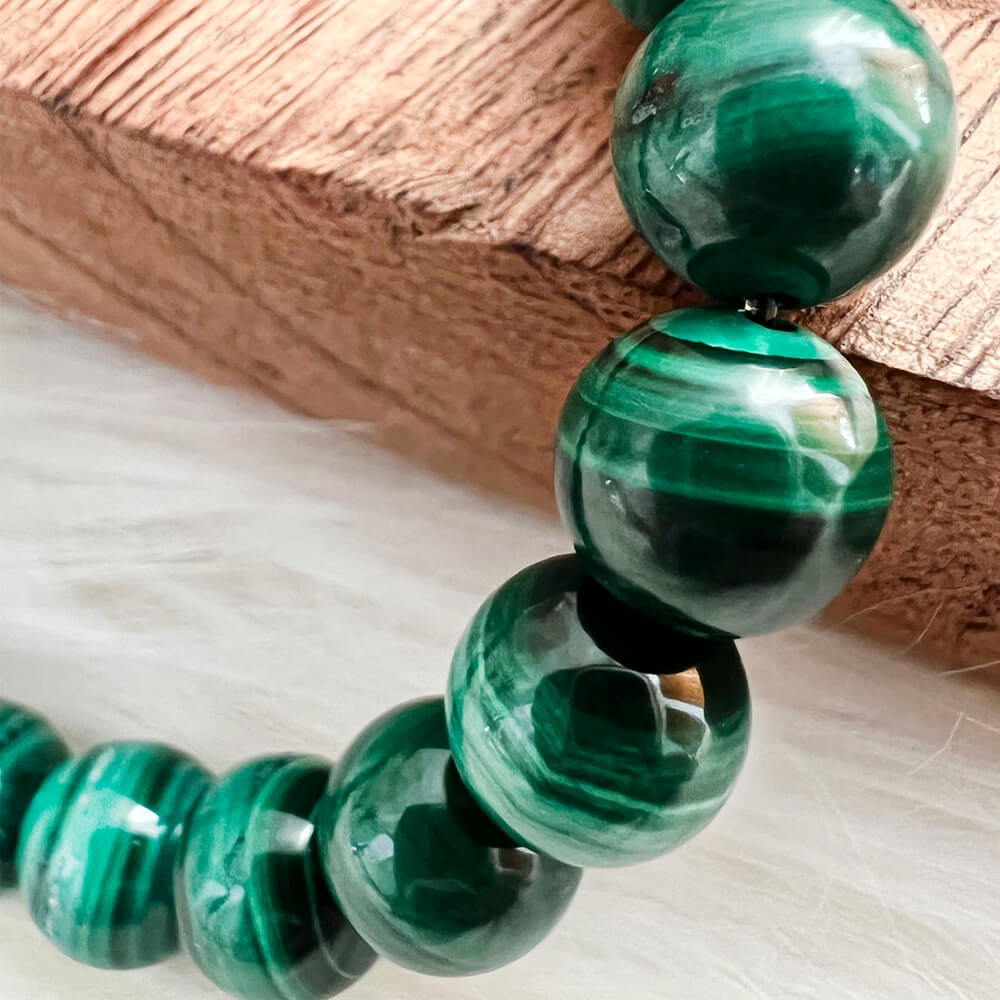 Bracelet Malachite Coeur D'Emeraude™