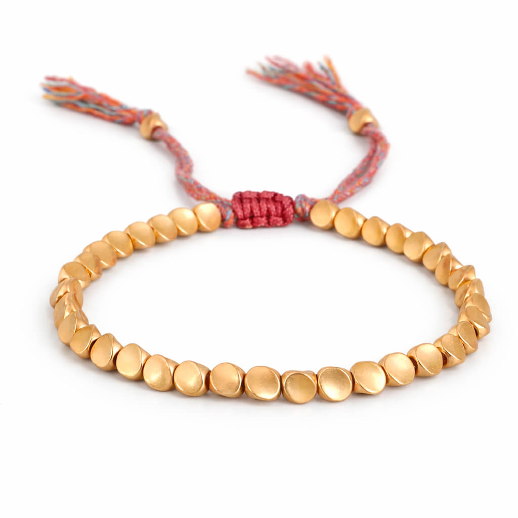 Bracelet Tibétain Cuivre Shambhala Sūrya™